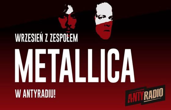 Antyradio we wrześniu częściej zagra Metallicę. Będą też konkursy i atrakcje na 30-lecie "Czarnego Albumu"