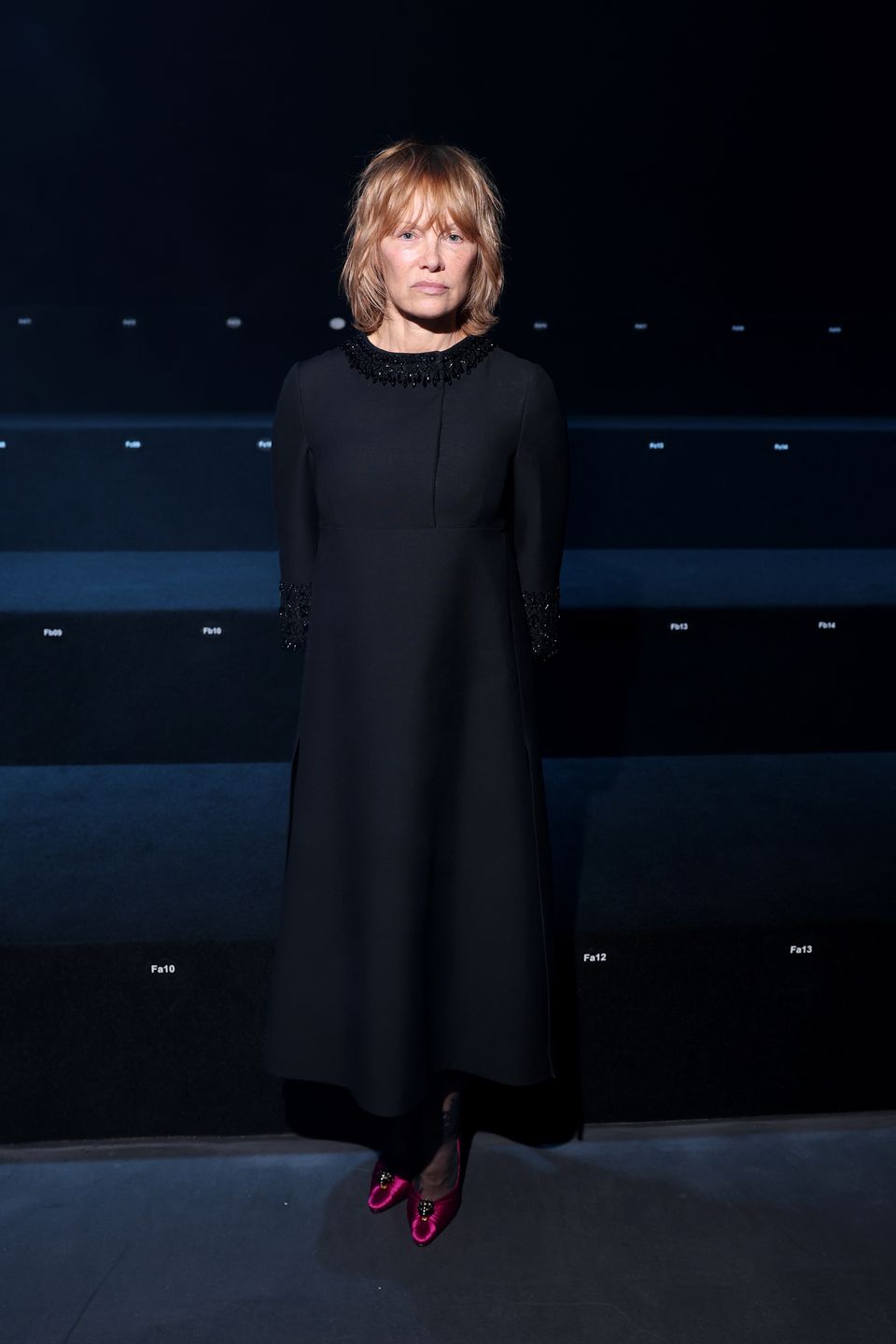 Pamela Anderson na pokazie Valentino