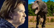 Ewa Kopacz kreuje nową historię dziejów Ziemi: "Ludzie rzucali kamieniami w dinozaury"