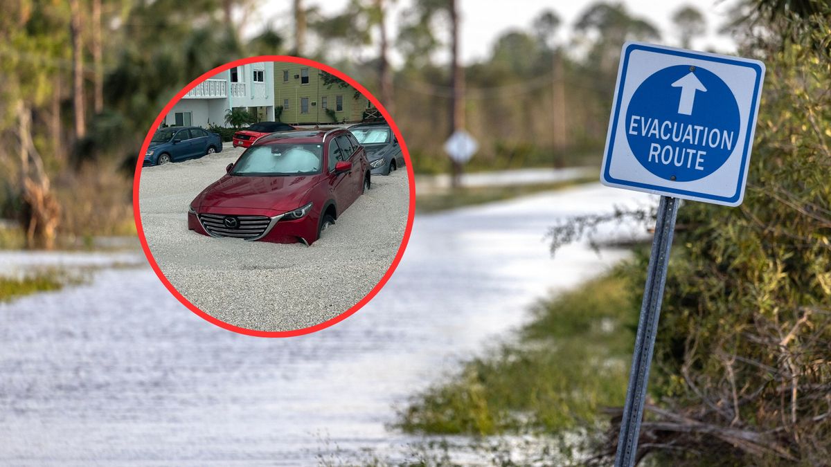 Huragan Helene wtłoczył piasek z plaży do lokalnych dzielnic