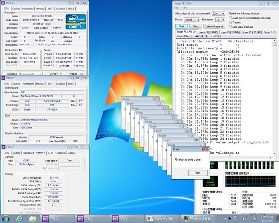 zrzut ekranowy potwierdzający stabilność taktowania 168 MHz