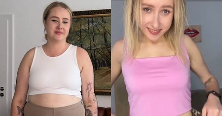 Lżejsza o 35 kg Paulina z "Kanapowców" włożyła spodnie sprzed metamorfozy. "Przepiękna przemiana"