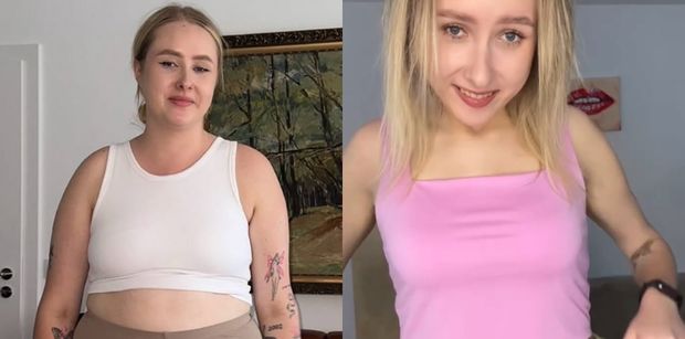 Lżejsza o 35 kg Paulina z "Kanapowców" włożyła spodnie sprzed metamorfozy. "Przepiękna przemiana"
