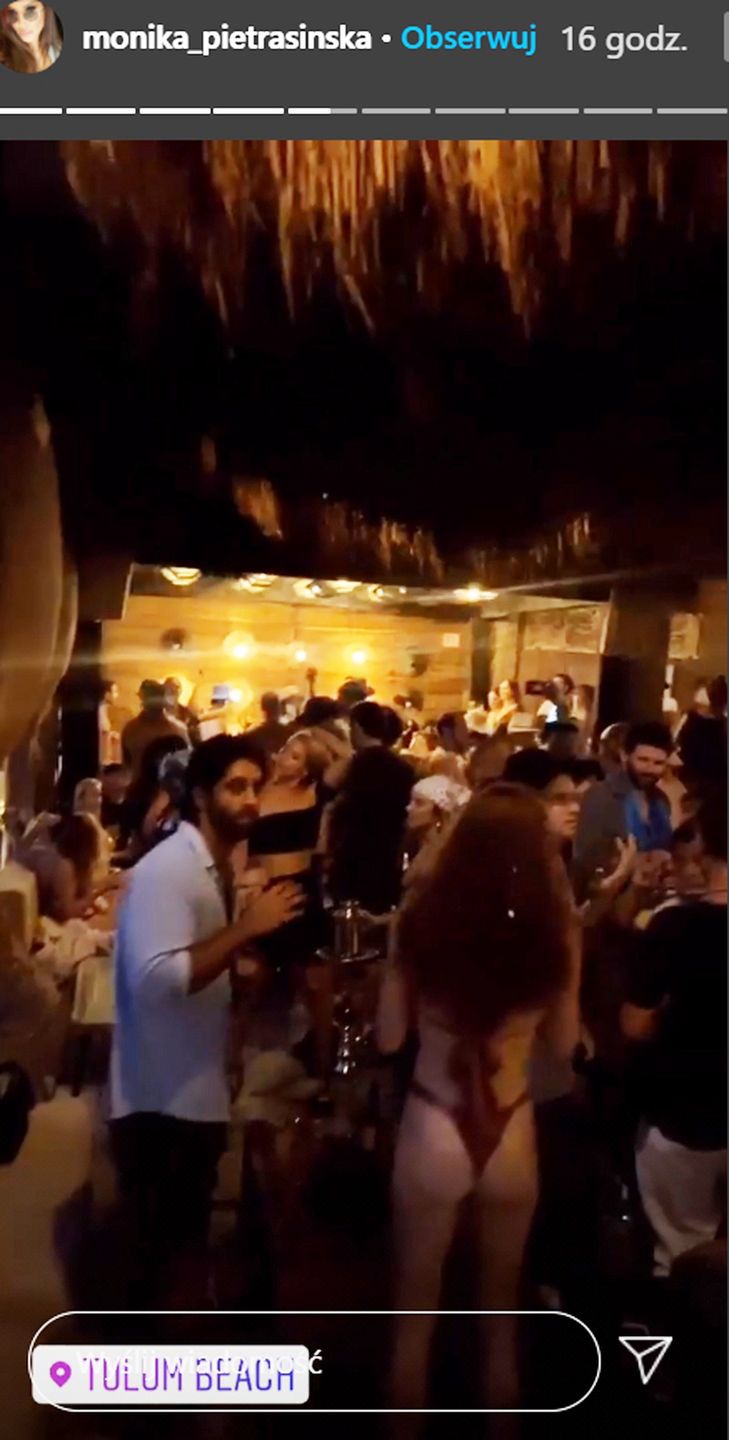 Monika Pietrasińska bawi się w Meksyku