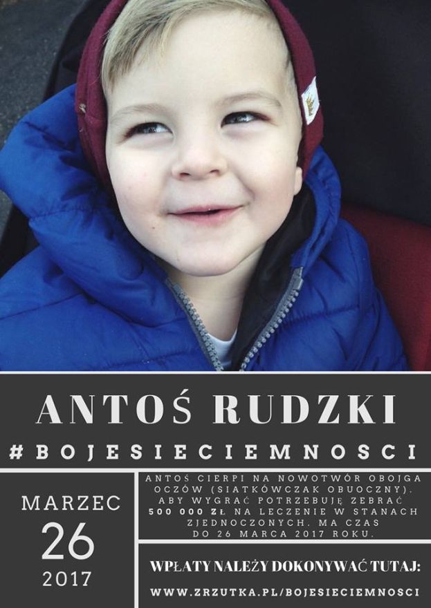 Dymna o "zbiórce na Antosia"