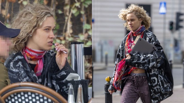 Helena Englert wybrała się na kawę z koleżankami