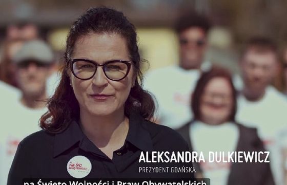 Aleksandra Dulkiewicz w profrekwencyjnym spocie apeluje "Nie śpij, bo Cię przegłosują"