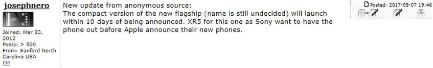 Xperia XZ1 i XZ1 Compact na zdjęciach 6