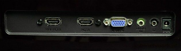 Philips 237E4QHAD - złącza