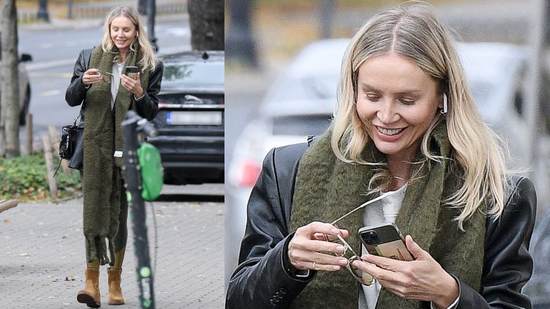 Agnieszka Woźniak-Starak w drodze na manicure