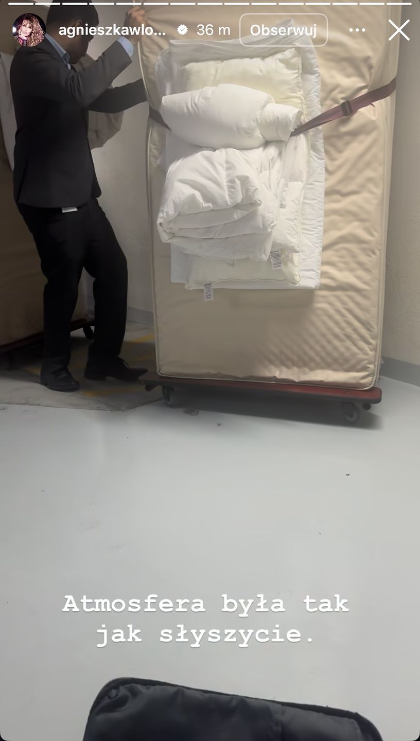 Agnieszka Kaczorowska relacjonuje wydarzenia w Dubaju 