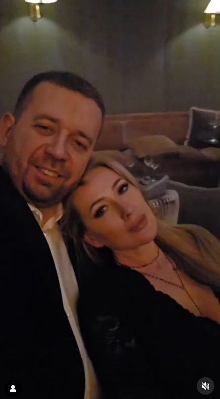 Sylwia Peretti z mężem