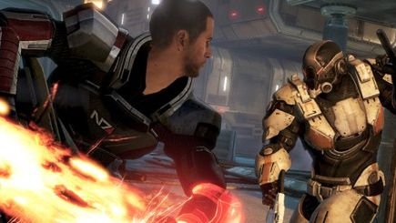 Sheparda pożegnamy, Mass Effect nie 1