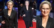 Elegancka Meryl Streep w czerni na premierze filmu