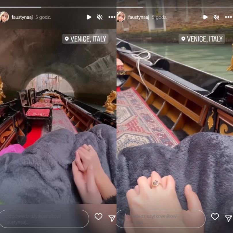 Daniel Martyniuk podbija Wenecję z Faustyną. Wybrali się w rejs gondolą