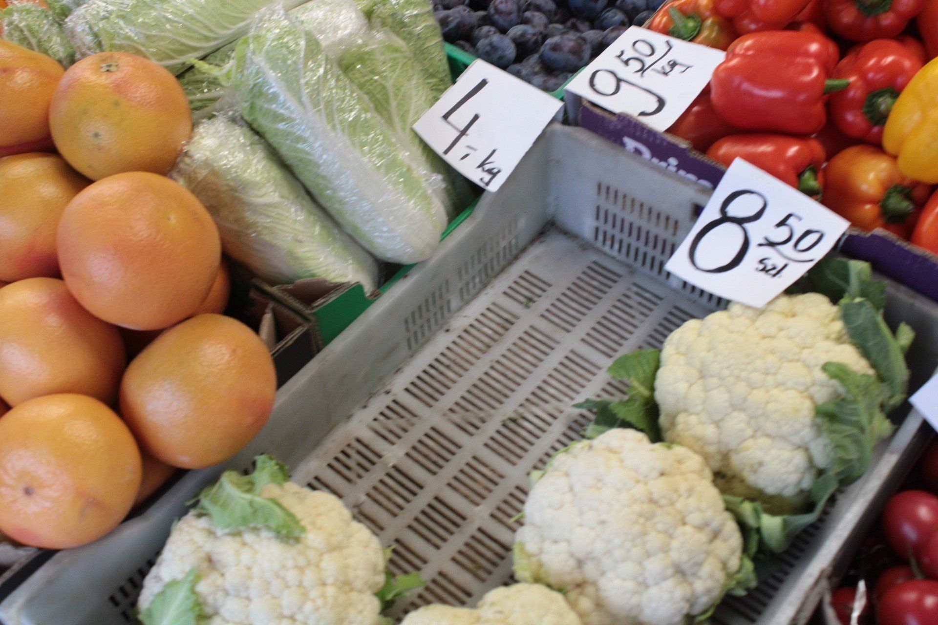 Wtorek na targowisku w Koszalinie