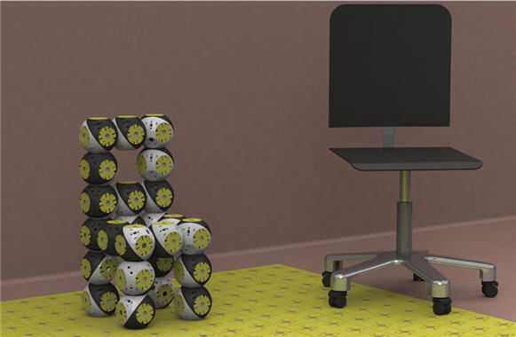 Roombots – roboty urządzą nam mieszkanie. Krzesło, które może stać się stołem, to przyszłość naszych wnętrz 2