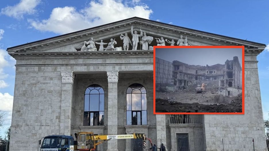 Teatr w Mariupolu odbudowany