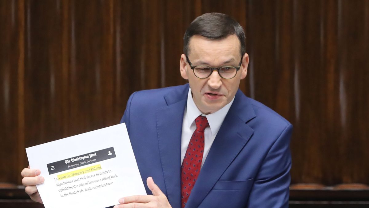 W środę Mateusz Morawiecki przedstawił konkluzje ze szczytu UE
