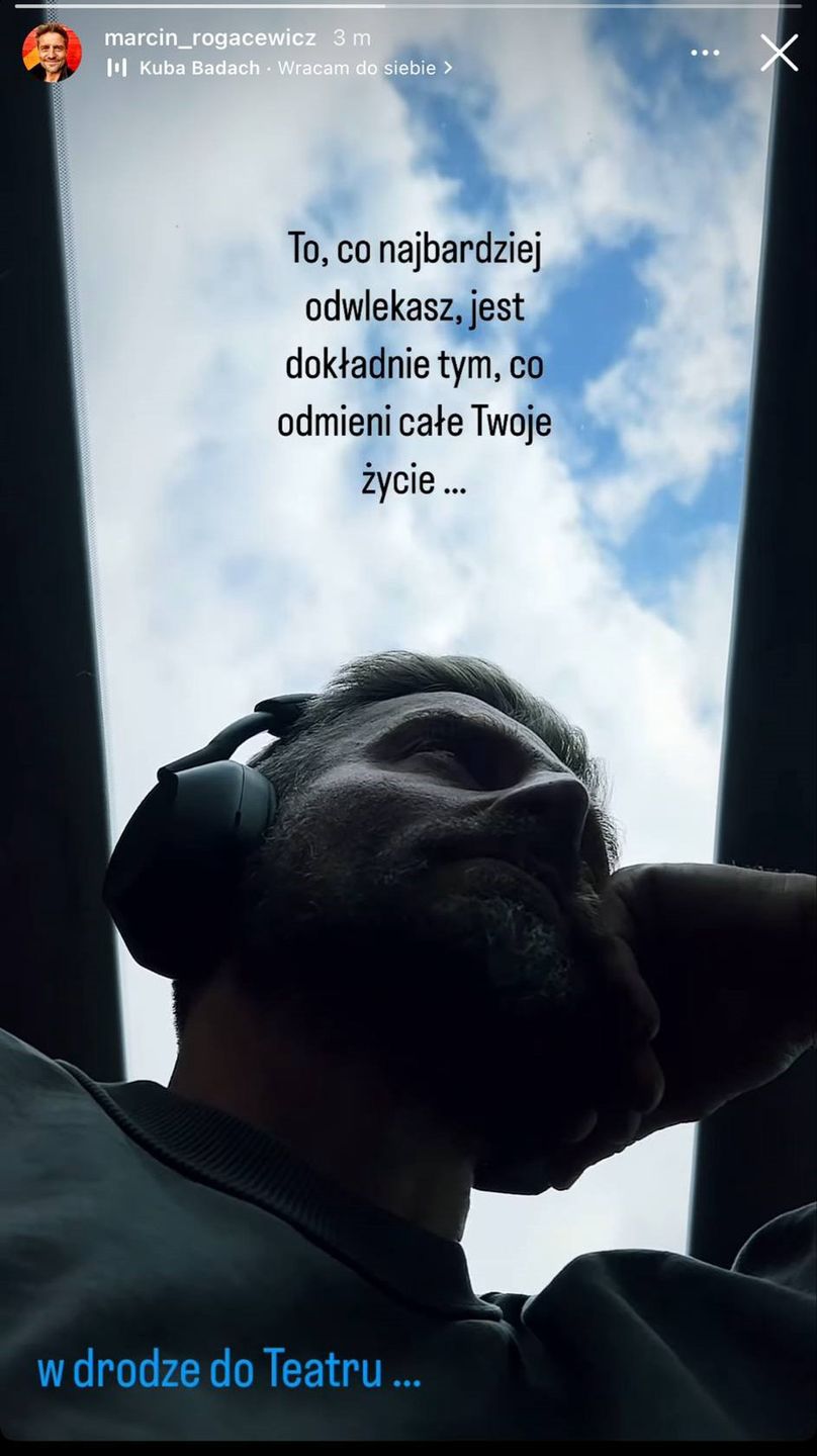 Marcin Rogacewicz podzielił się z fanami swoimi przemyśleniami