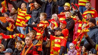 Białystok: Kibice na meczu Jagiellonia - Korona Kielce. Ponad 19 tysięcy fanów