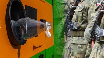 Armia ma nietypowy problem. Wojsko zostało "sortownią" butelek