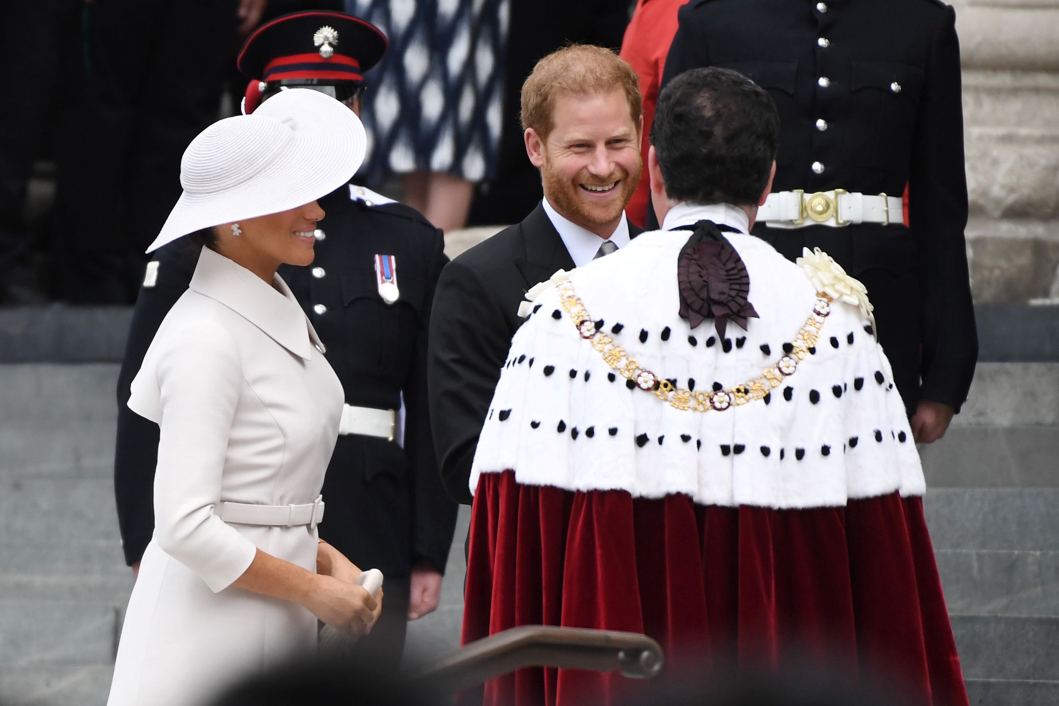 Meghan Markle i książę Harry celebrują platynowy jubileusz królowej w Londynie 