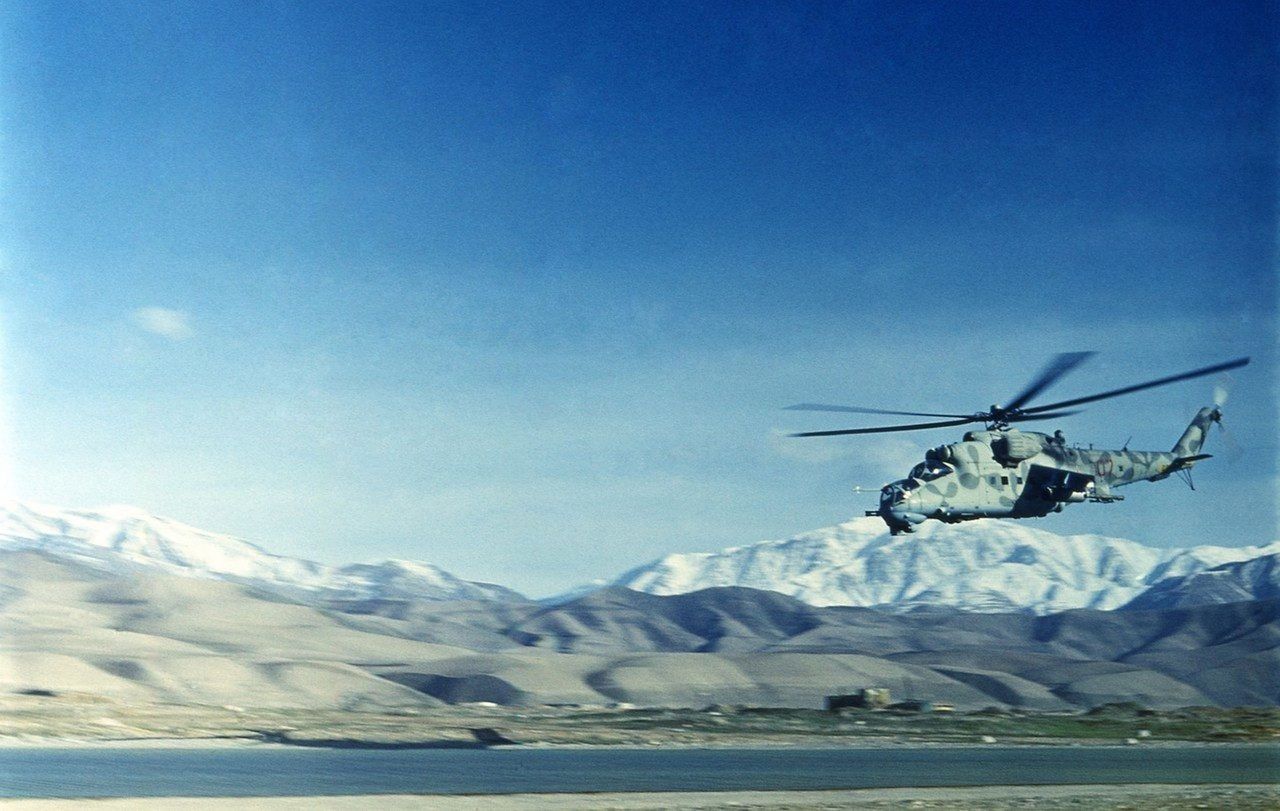 Śmigłowiec Mi-24 w Afganistanie