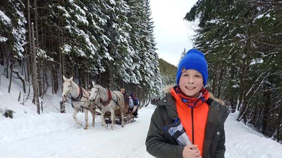 Bartek na szlaku do Morskiego Oka 