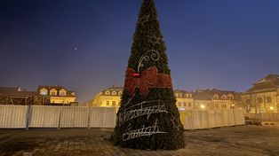 Olkusz: Choinka na rynku już gotowa. Niebawem ruszy montaż świątecznych iluminacji w całym mieście