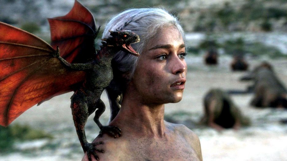 Emilia Clarke jako Daenerysw "Grze o tron"