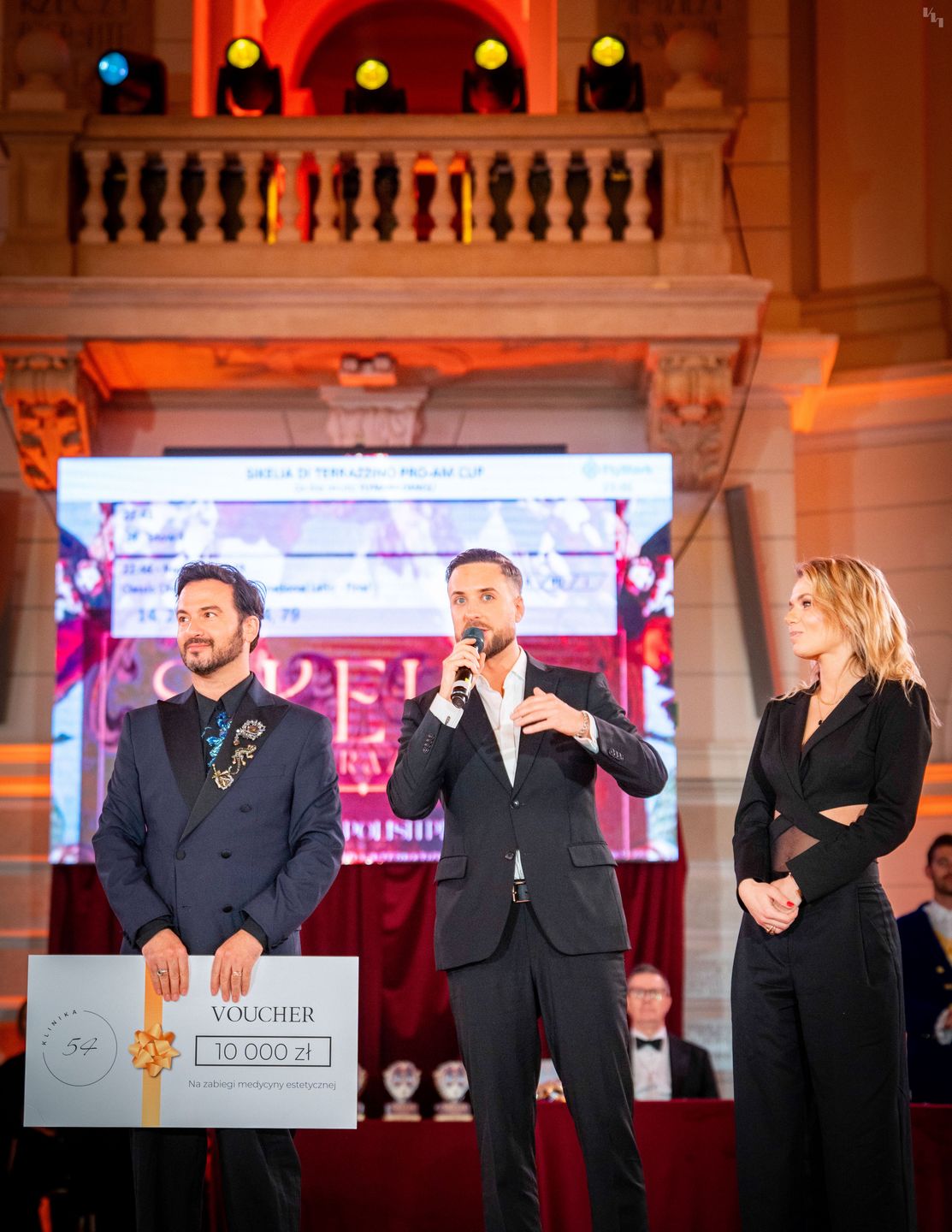 Stefano Terrazzino, Aleksander Sikora i Emilia Komarnicka