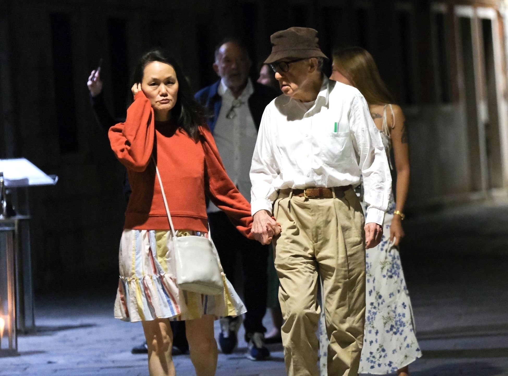 Woody Allen spędza czas z żoną i córką w Wenecji