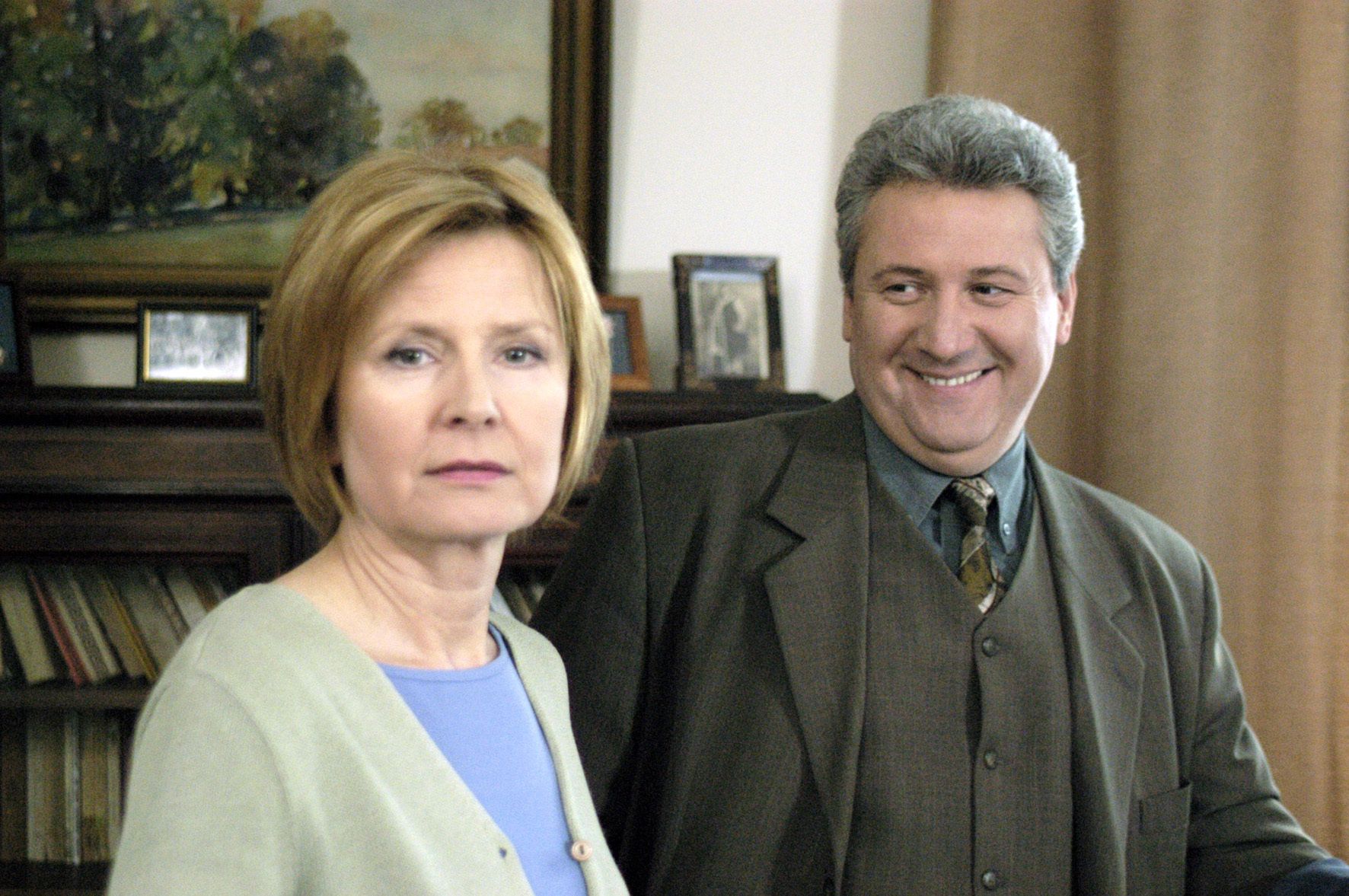 Barbara Bursztynowicz i Andrzej Grabarczyk w 2004 roku