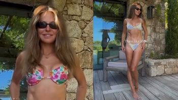 Strzaskana na mahoń Anna Lewandowska pręży kaloryfer w trzech różnych rodzajach BIKINI (FOTO)