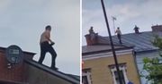 Sceny na dniach miasta. Zamarli z przerażenia. Ściągali mężczyznę z dachu