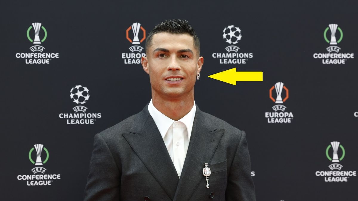 Cristiano Ronaldo na losowaniu Ligi Mistrzów