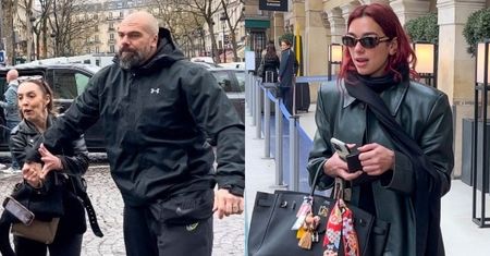"Napaść" na Dua Lipę w Paryżu: ochroniarz gwiazdy interweniował, ODPYCHAJĄC natarczywą fankę artystki i wytrącając z jej ręki telefon (WIDEO)
