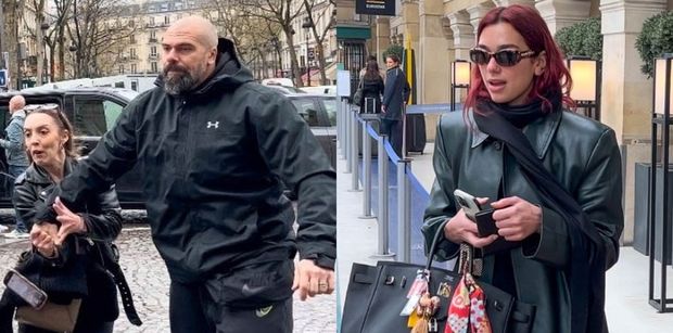 "Napaść" na Dua Lipę w Paryżu: ochroniarz gwiazdy interweniował, ODPYCHAJĄC natarczywą fankę artystki i wytrącając z jej ręki telefon (WIDEO)