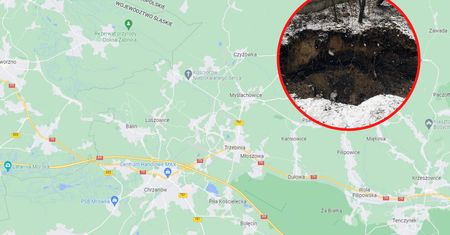 Gigantyczny lej. W Małopolsce zapadła się ziemia