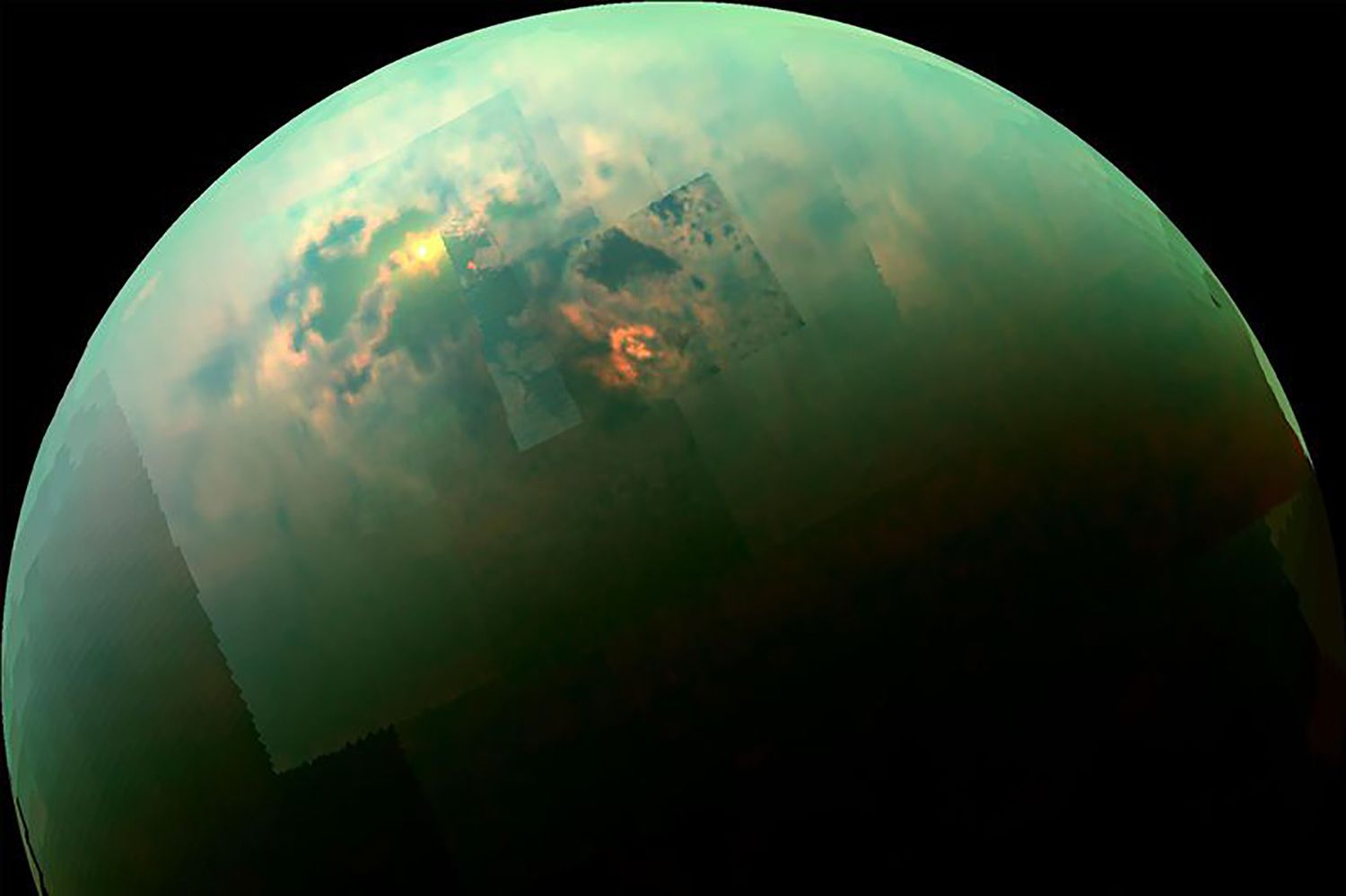 Pierwsza w historii mapa Tytana powstała ze zdjęć sondy Cassini 1