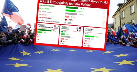 Prawie 30 proc. badanych obojętnych. Zaskakujące wyniki sondażu ws. UE