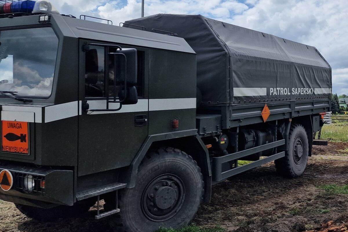 Patrol saperski - niewybuch
