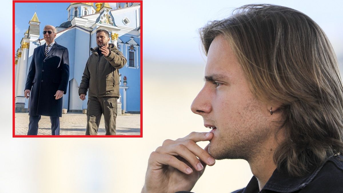 Biden w Kijowie. Maciej Musiał wymownie pod zdjęciem z Zełenskim 