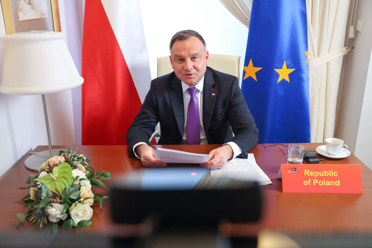 Protest mediów. Prezydent Andrzej Duda: media przesadzają, chodzi o pieniądze