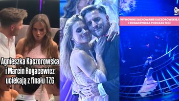 Trudny wieczór Kaczorowskiej i Rogacewicza. Unikali reszty uczestników i zaliczyli ANGIELSKIE WYJŚCIE z finału "Tańca z Gwiazdami"