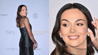 Paulina Krupińska w eleganckiej czerni śle zalotny uśmiech (ZDJĘCIA)