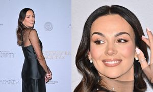 Paulina Krupińska w eleganckiej czerni śle zalotny uśmiech (ZDJĘCIA)