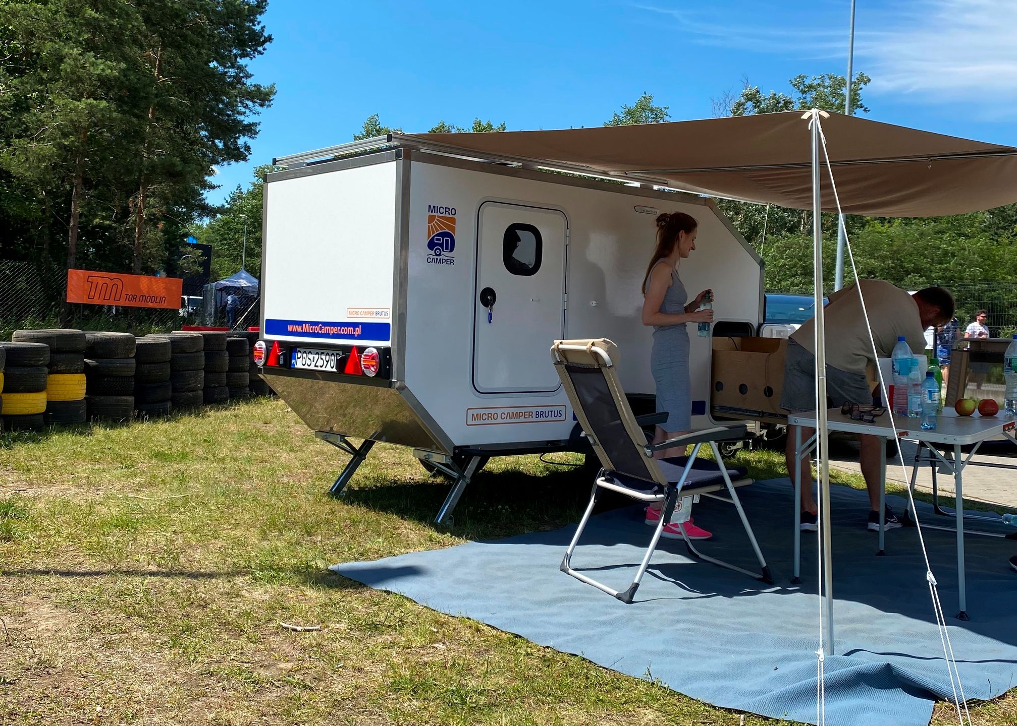 Przyczepka kempingowa w sam raz do elektryka