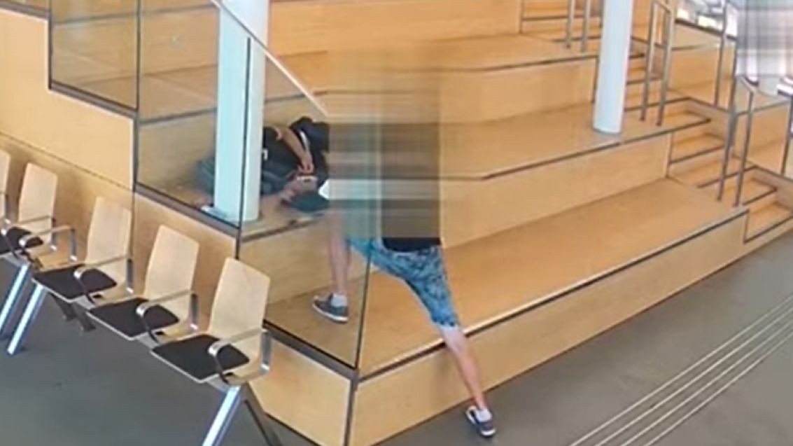 Złodziej działał pod okiem kamery 